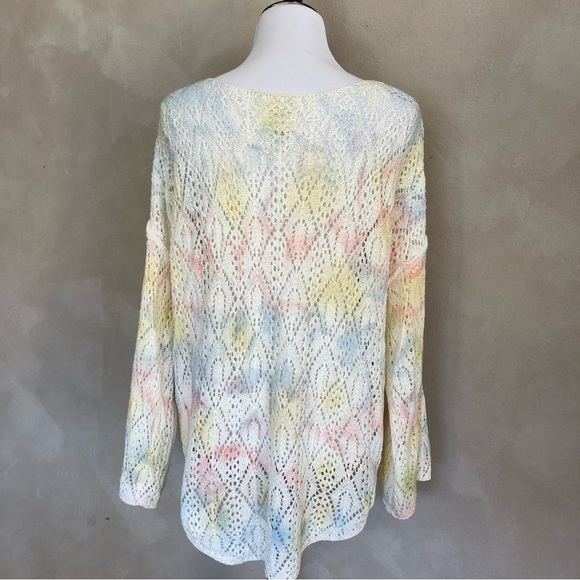 Pol pastel open weave sweater - Picture 4 of 5